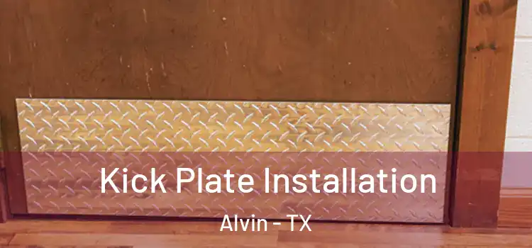  Kick Plate Installation Alvin - TX